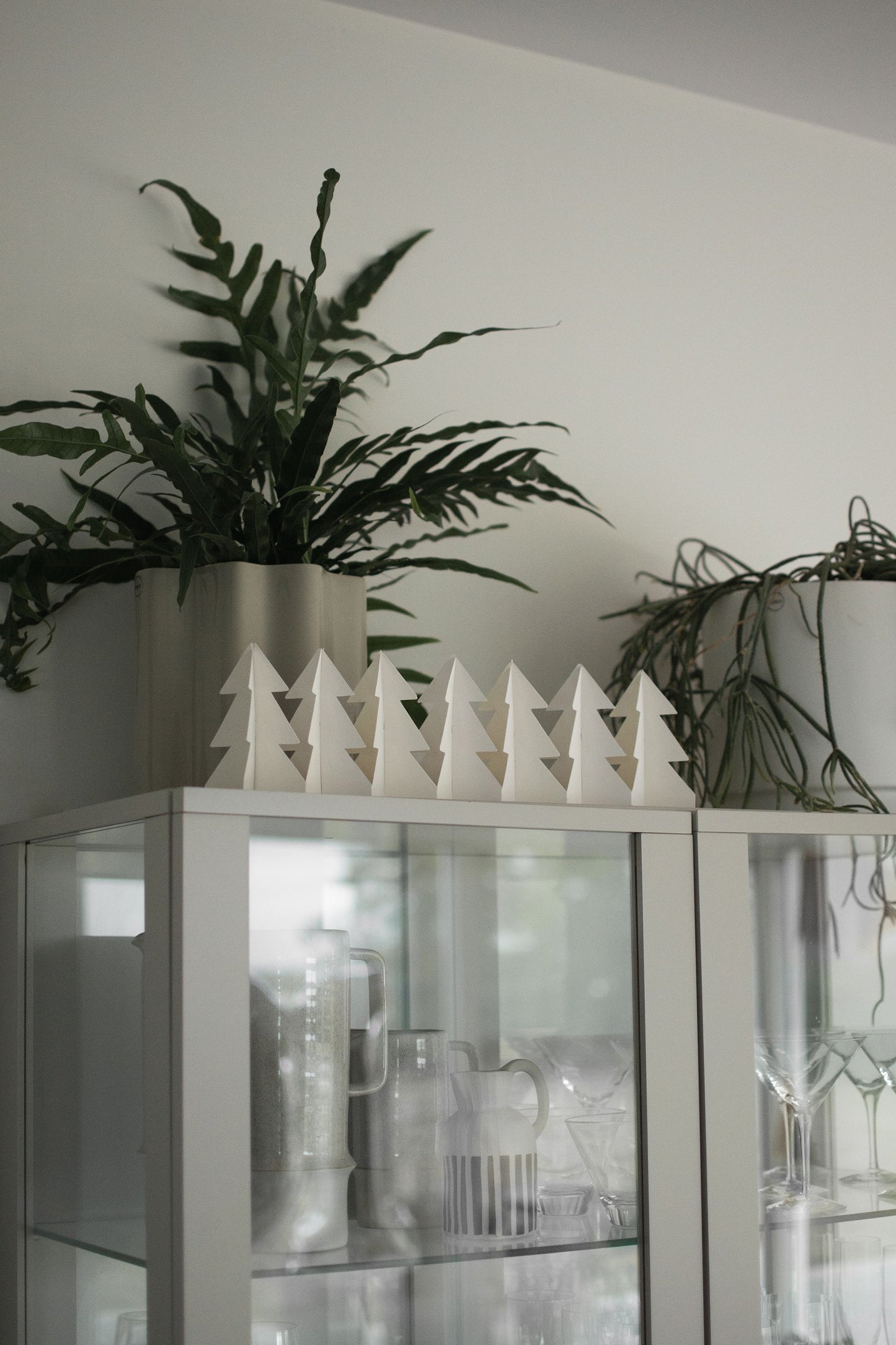 Papier BÄUME Reihe White