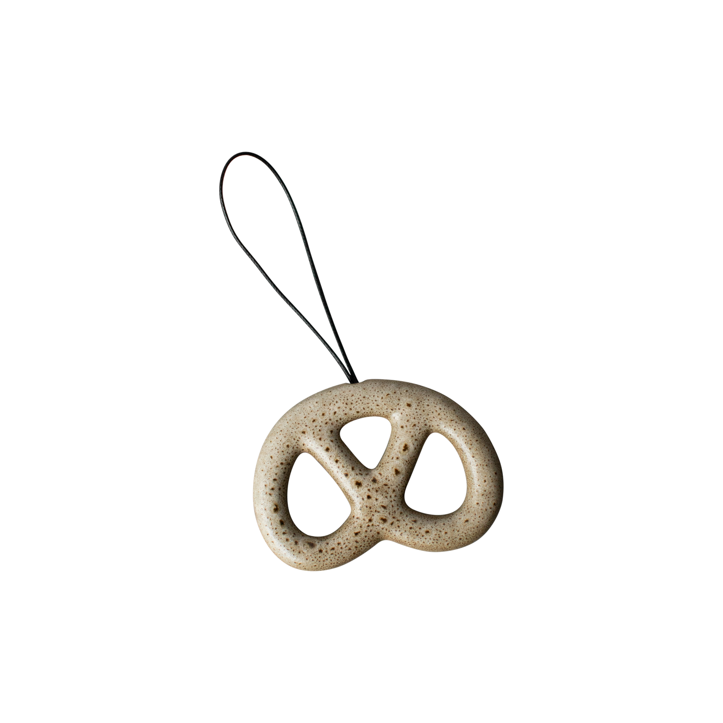 BRETZEL Anhänger beige