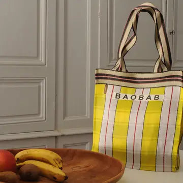 BAO BAG City Yellow/White
