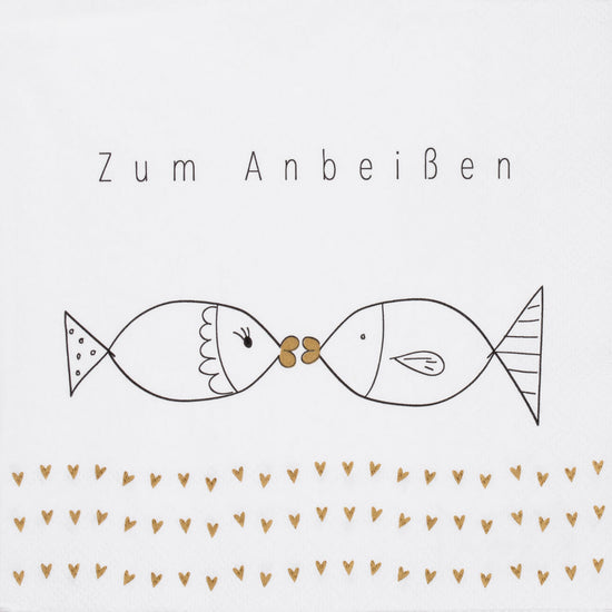 Serviette "Zum Anbeißen"