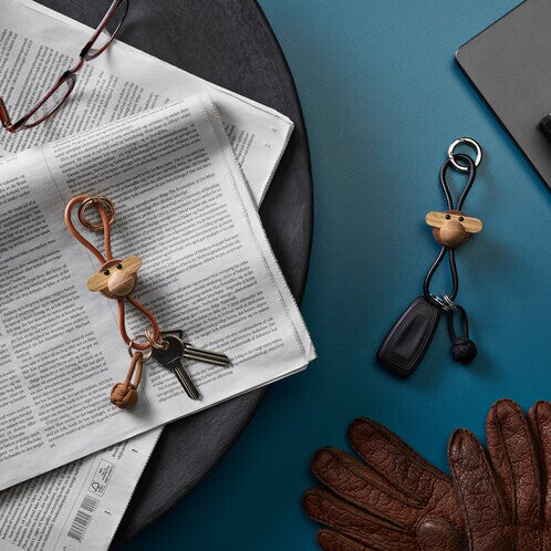 KAY BOJESEN Schlüsselanhänger AFFE gold