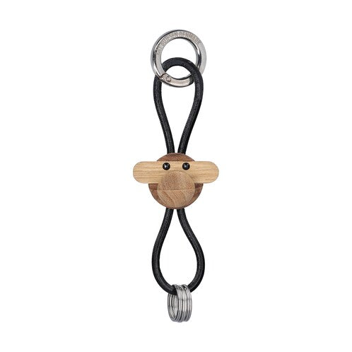 KAY BOJESEN Schlüsselanhänger AFFE silber