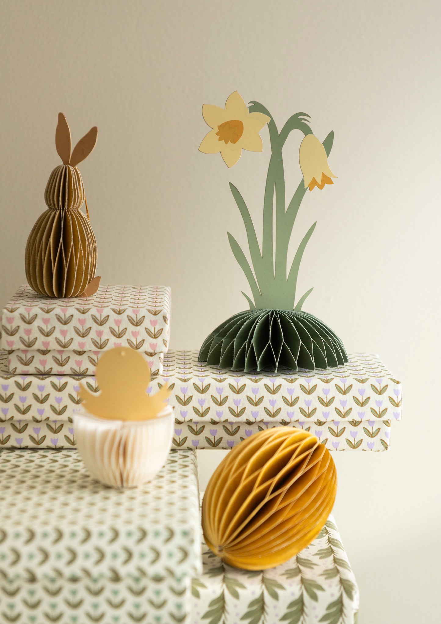 Honeycomb Hase 21 cm Cashmere