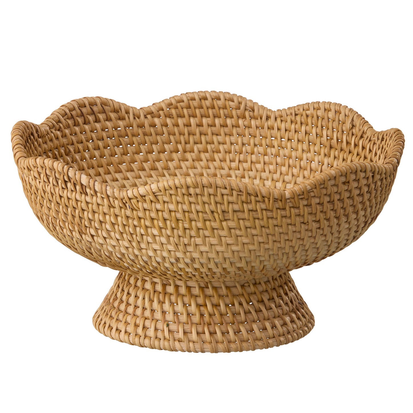 ANIRA Korb geflochten auf Fuß