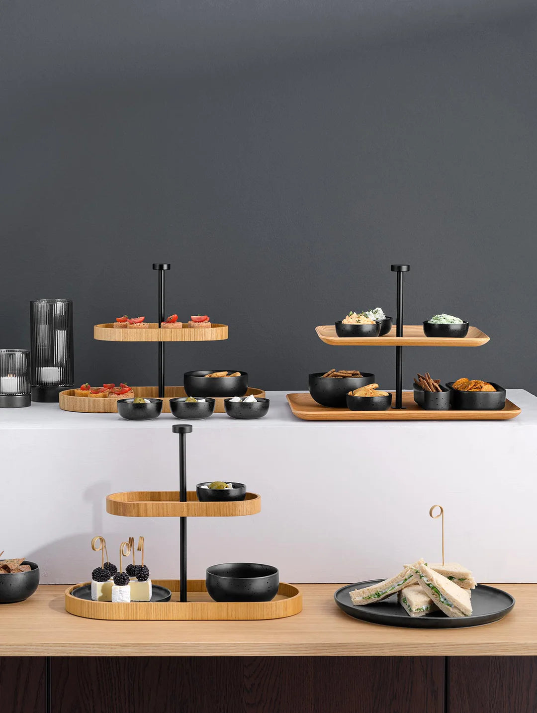 etagere 2-stufig, rechteckig