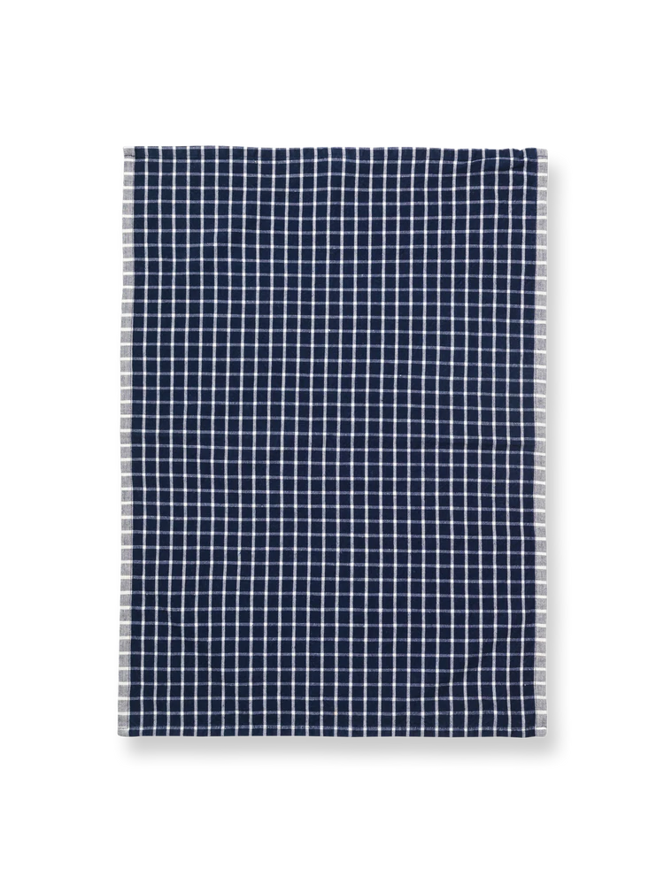Hale Tea Towel Blue/Off-White