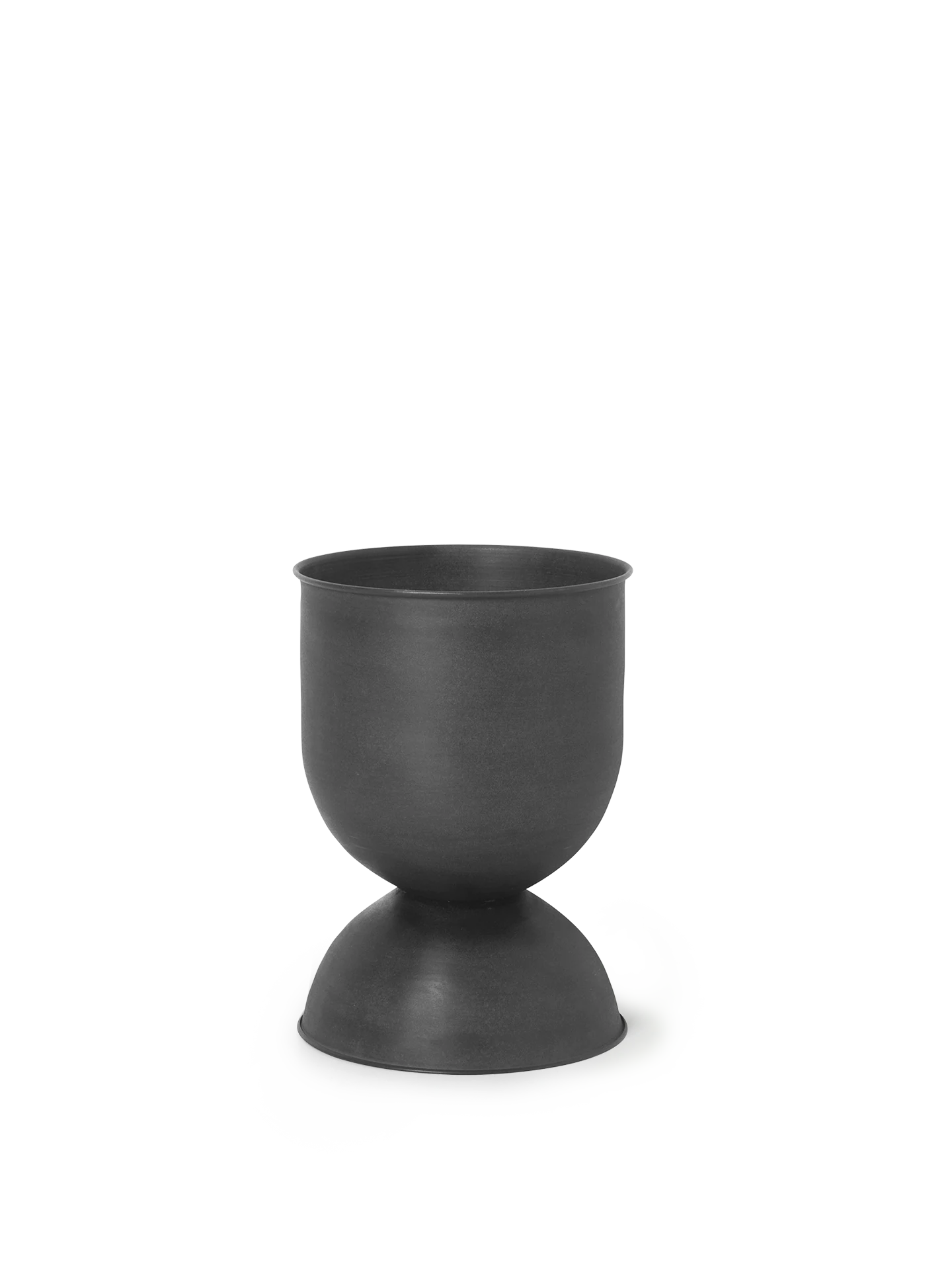 Hourglass Pot - Black Small
