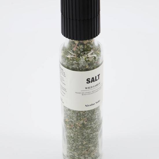 Salt, wild garlic