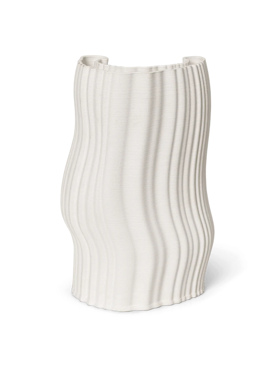 Moire Vase Off-White
