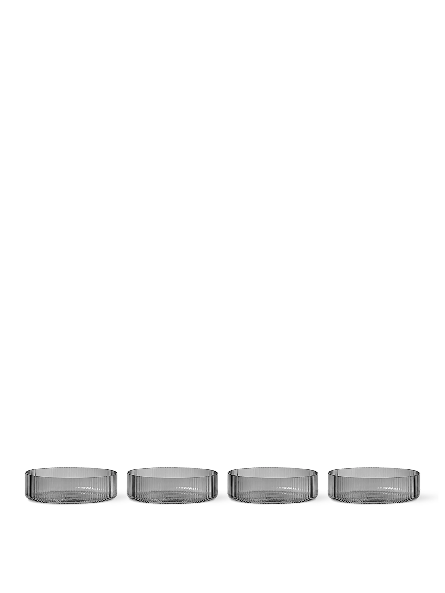 Ripple Serving Bowls - Set of 4 ver. Farben
