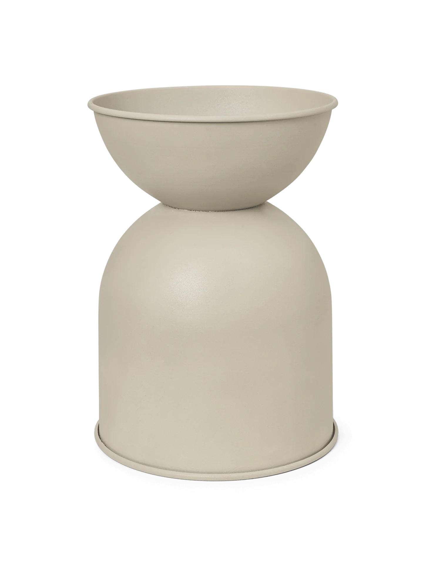 Hourglass Pot - Cashmere Large