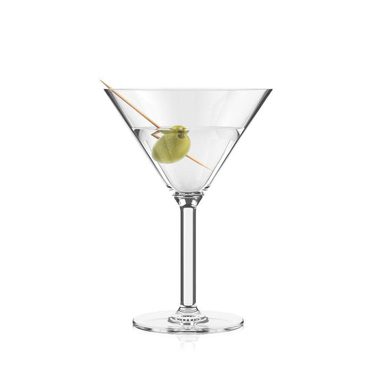 OKTETT 4 Martini-Gläser aus resistenten und wiederverwendbarem Kunststoff, 0,18l - Cucina-Laura