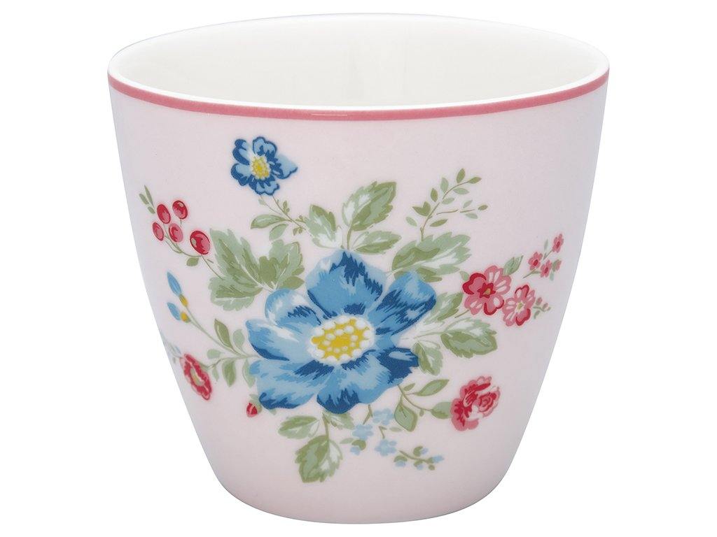 Laden Sie das Bild in den Galerie-Viewer, Stoneware Latte cup Roberta pale pink - Cucina-Laura
