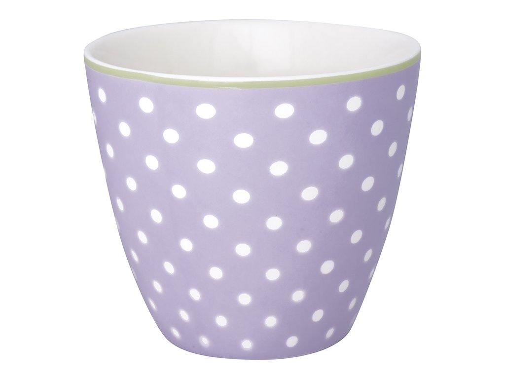 Stoneware Latte cup Spot lavendar - Cucina-Laura