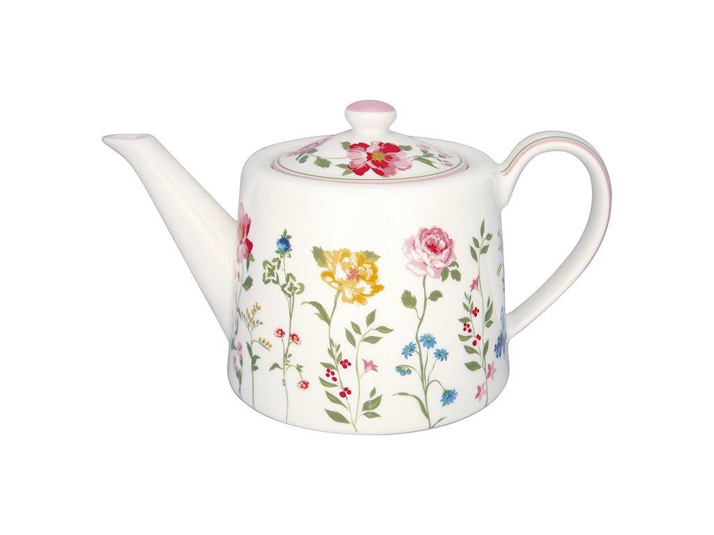 Stoneware Teapot Thilde white - Cucina-Laura