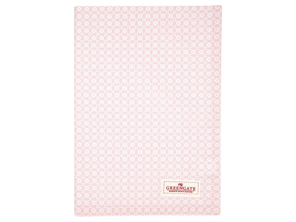 Cotton Tea towel Helle pale pink - Cucina-Laura
