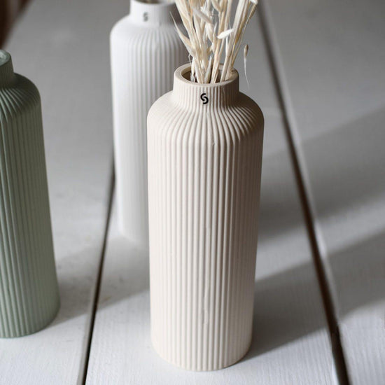 Ådala Beige ceramic vase - Cucina-Laura