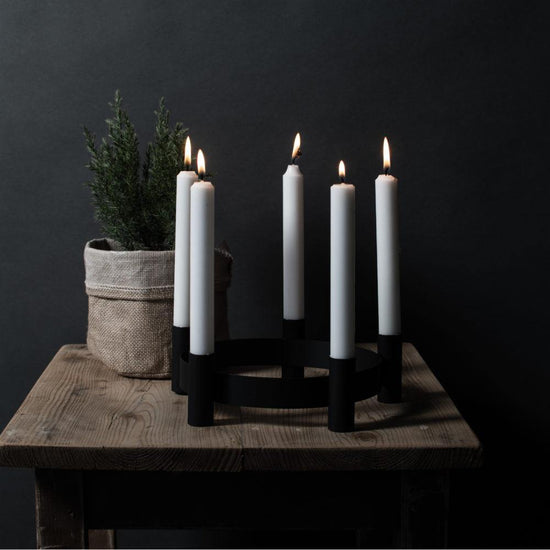 Lycke Black candelstick - Cucina-Laura