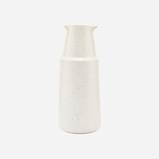 Vase/Flasche, Pion, Grau/ weiß