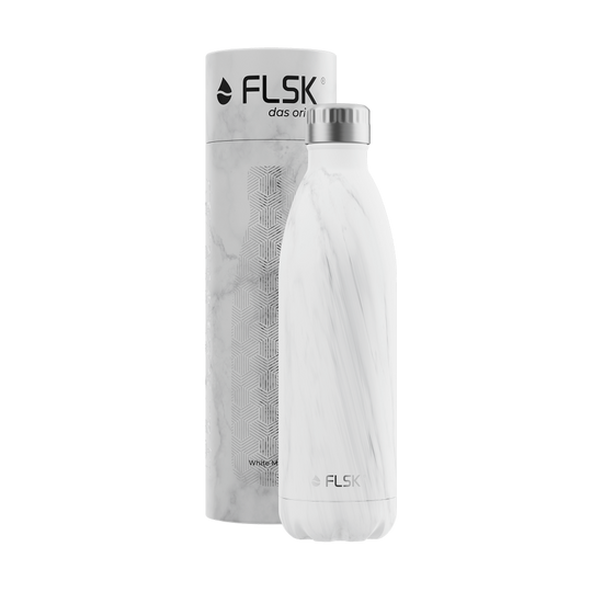 FLSK Trinkflasche White Marble 500 ml