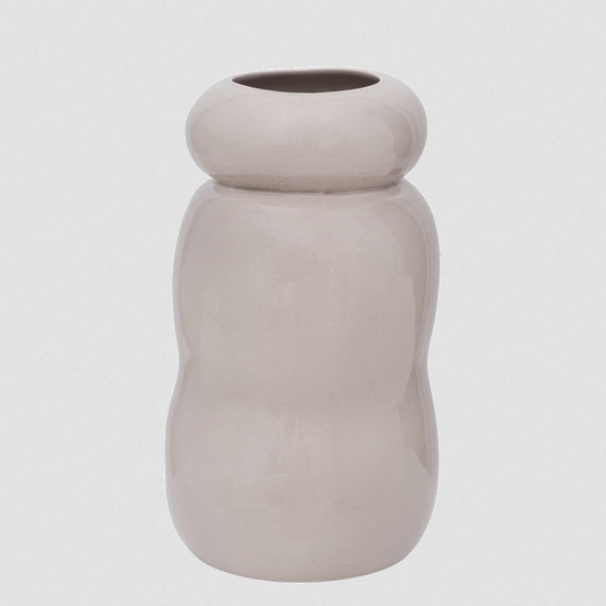 Vase Pebbles Gray UNC