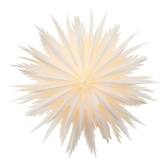 Laden Sie das Bild in den Galerie-Viewer, Paper Star Snowflake White 52 cm
