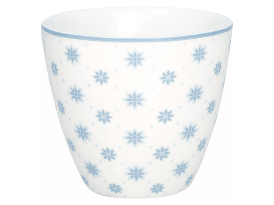 Stoneware Latte cup Laurie pale blue