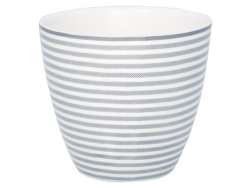 Stoneware Latte cup Thea grey