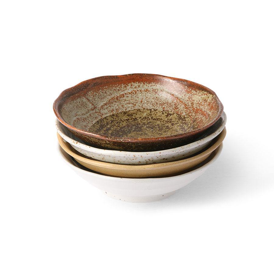 Kyoto ceramics: japanese shallow bowl - Cucina-Laura