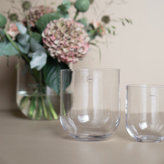Vase Simple Glas klar ver. Größen