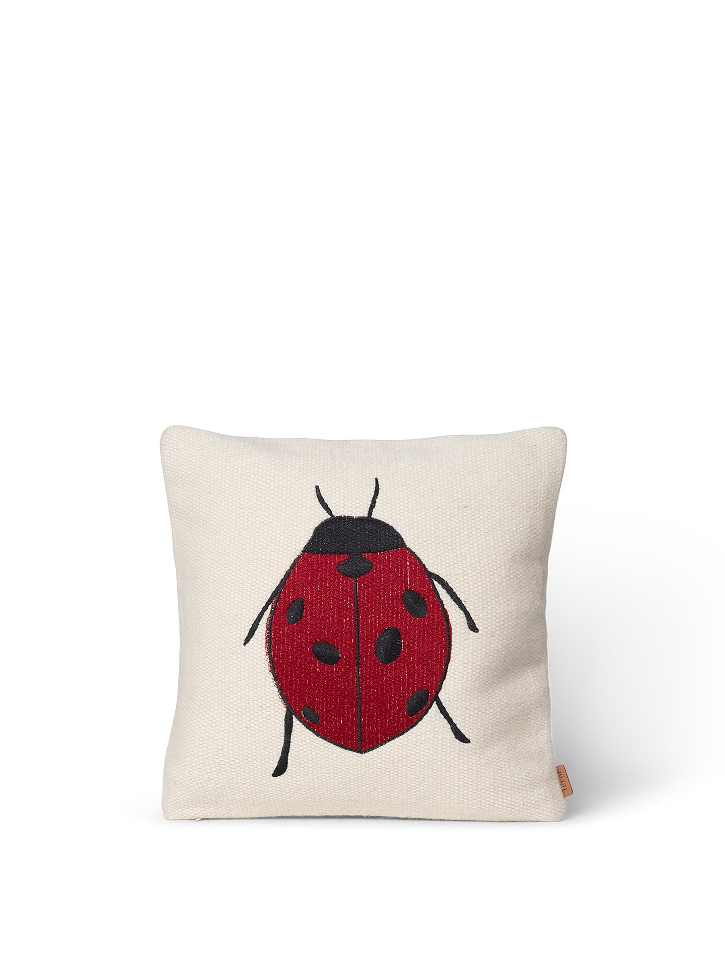Laden Sie das Bild in den Galerie-Viewer, Forest Embroidered Kissen  Ladybird
