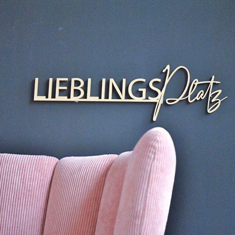 "Lieblingsplatz" Lasercut