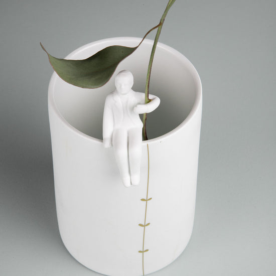 Porzellangeschichten Vase "Gärtner"